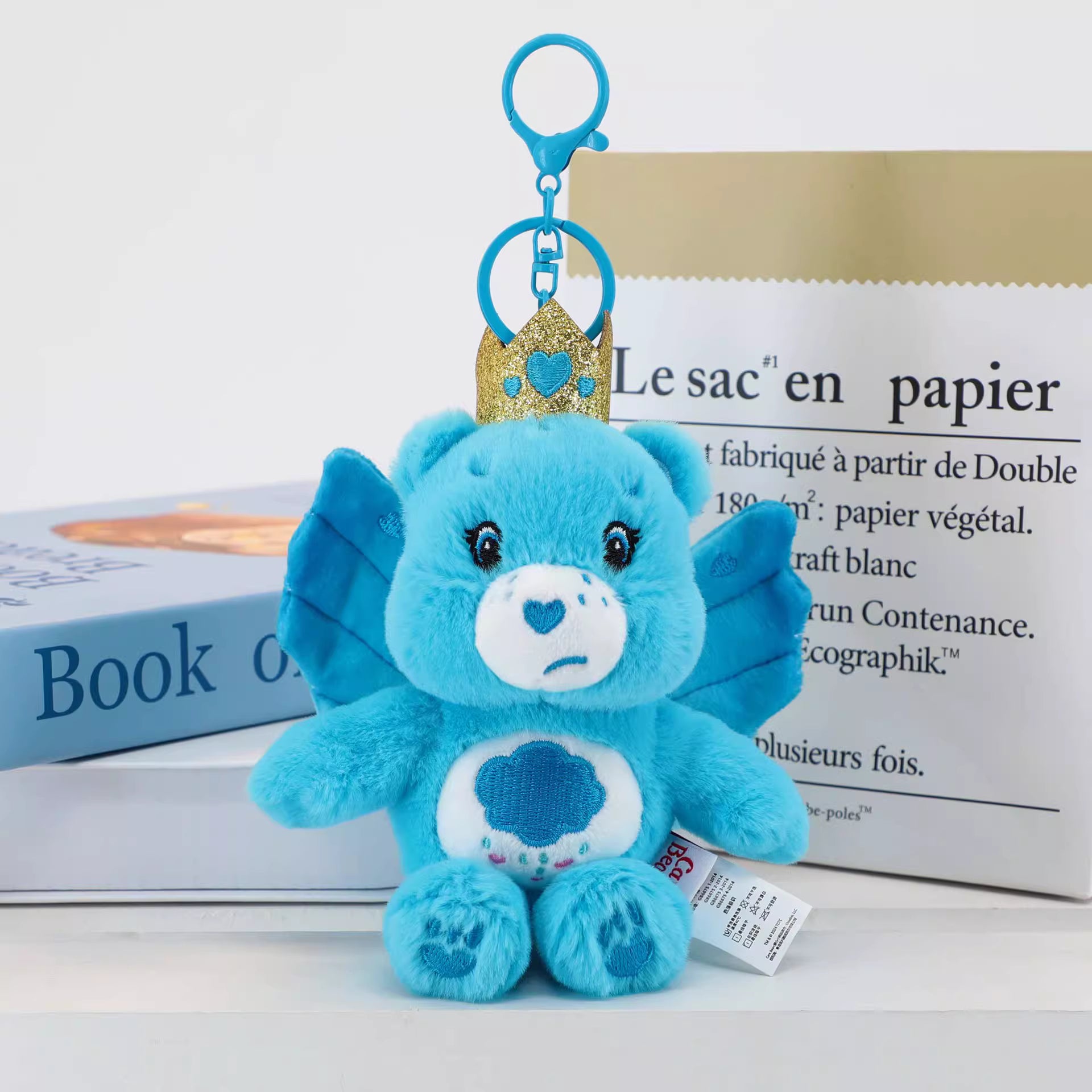 Angel Wings: Chirpy Edition Plush Charm (15cm) - Grumpy Bear