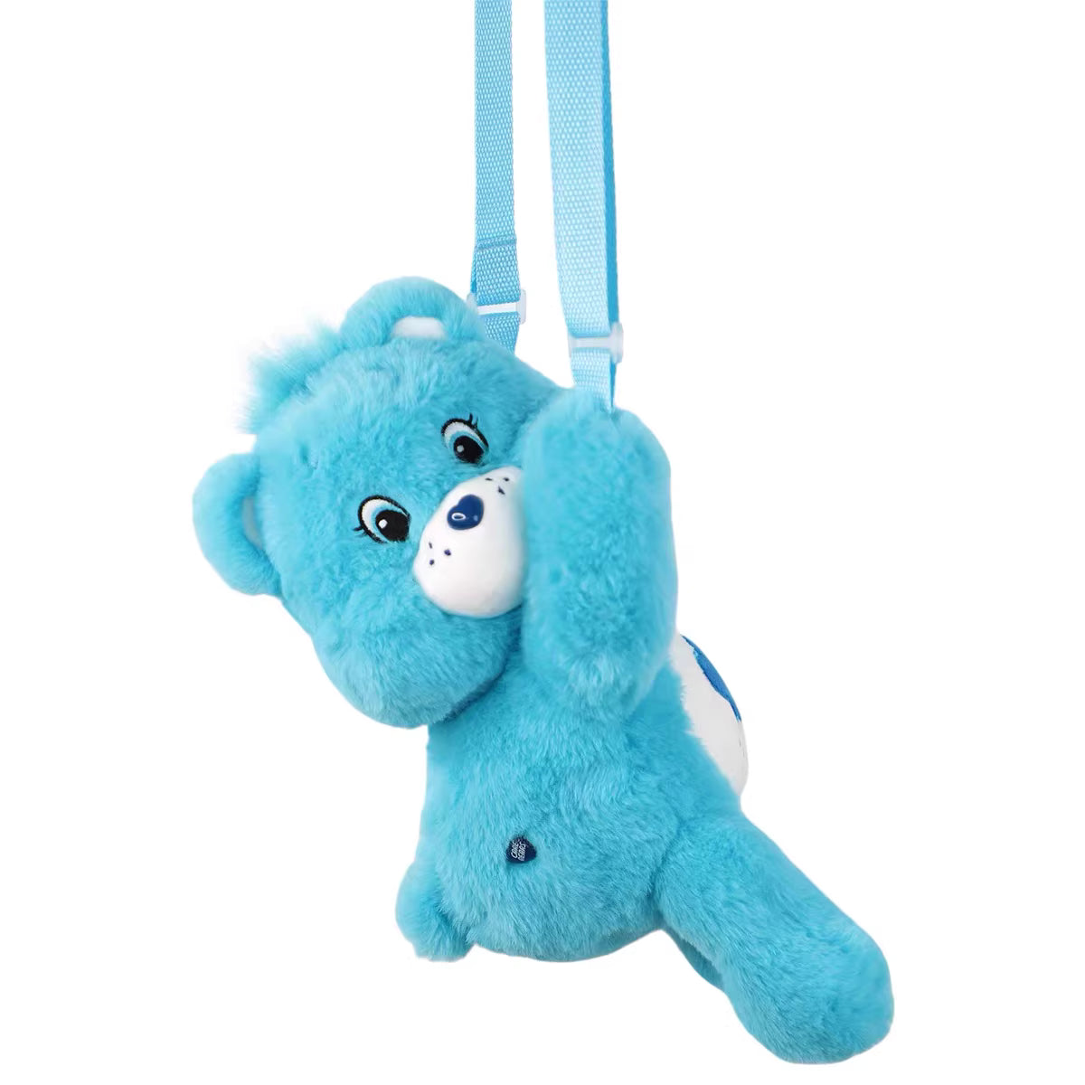 Cuddle-Hug Plush Crossbody Bag (30cm) - Grumpy Bear