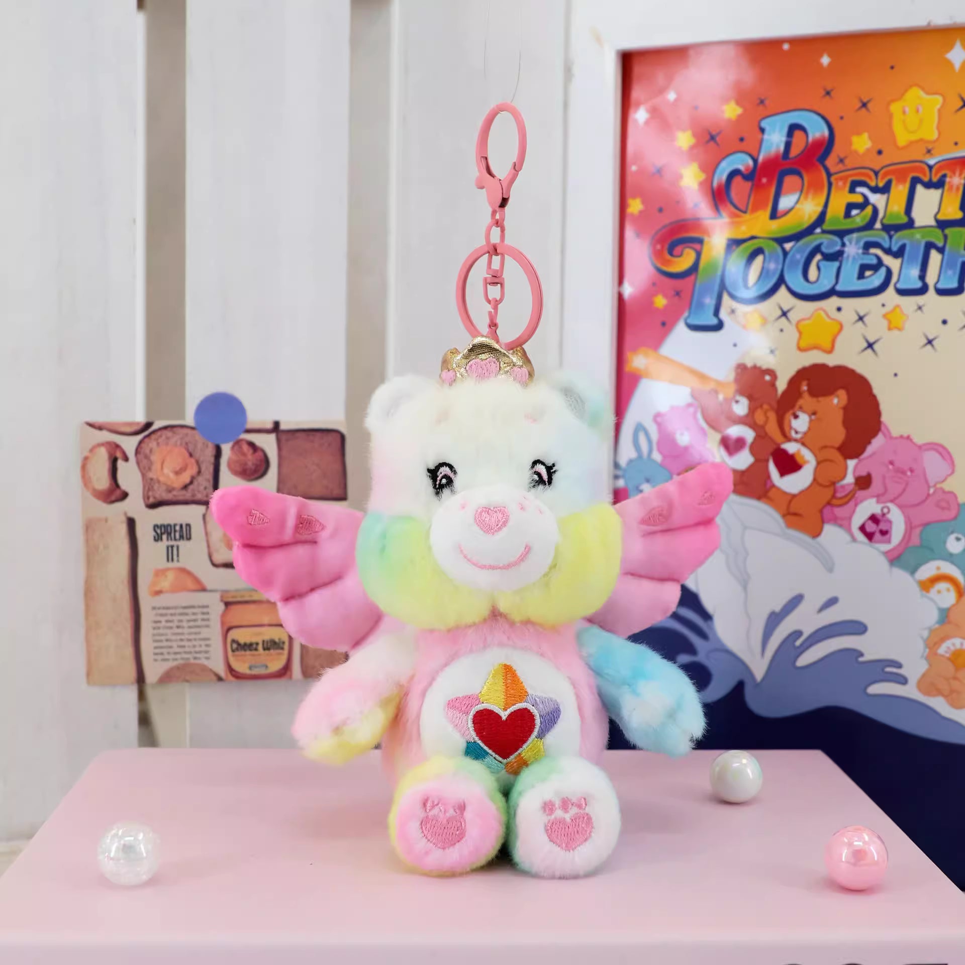 Angel Wings Plush Charm (15cm) - True Heart Bear