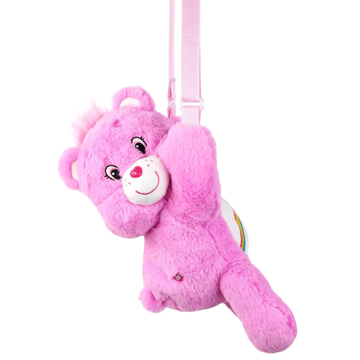 Cuddle-Hug Plush Crossbody Bag (30cm) - Cheer Bear
