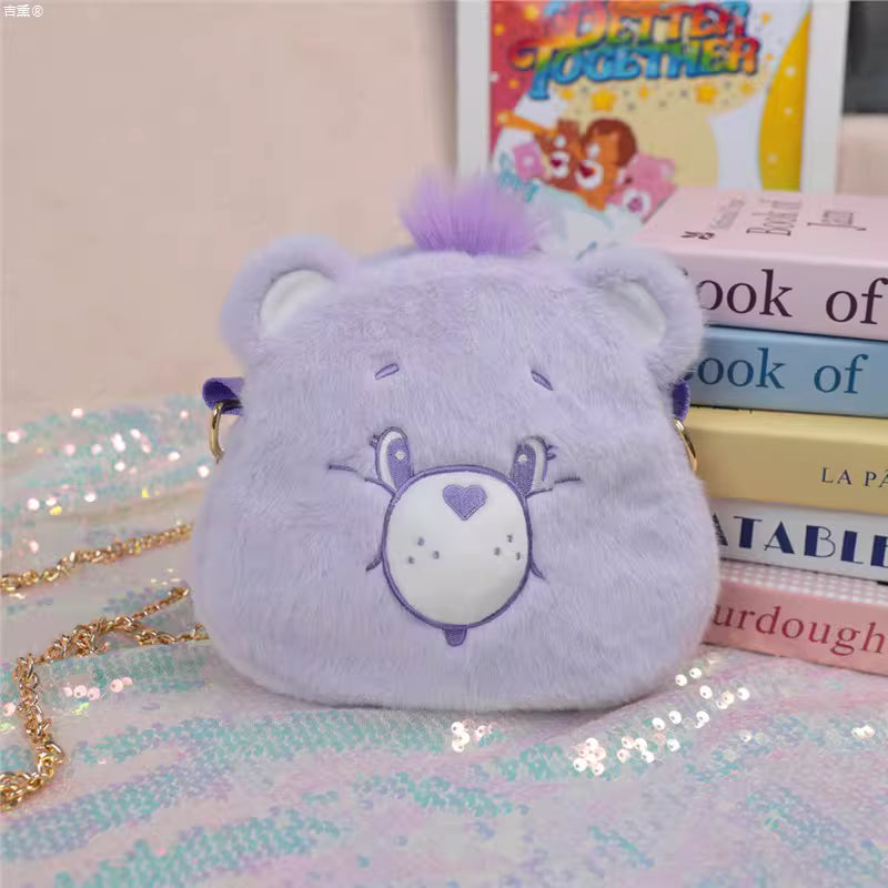 Fluffy Crossbody Bag - Share Bear