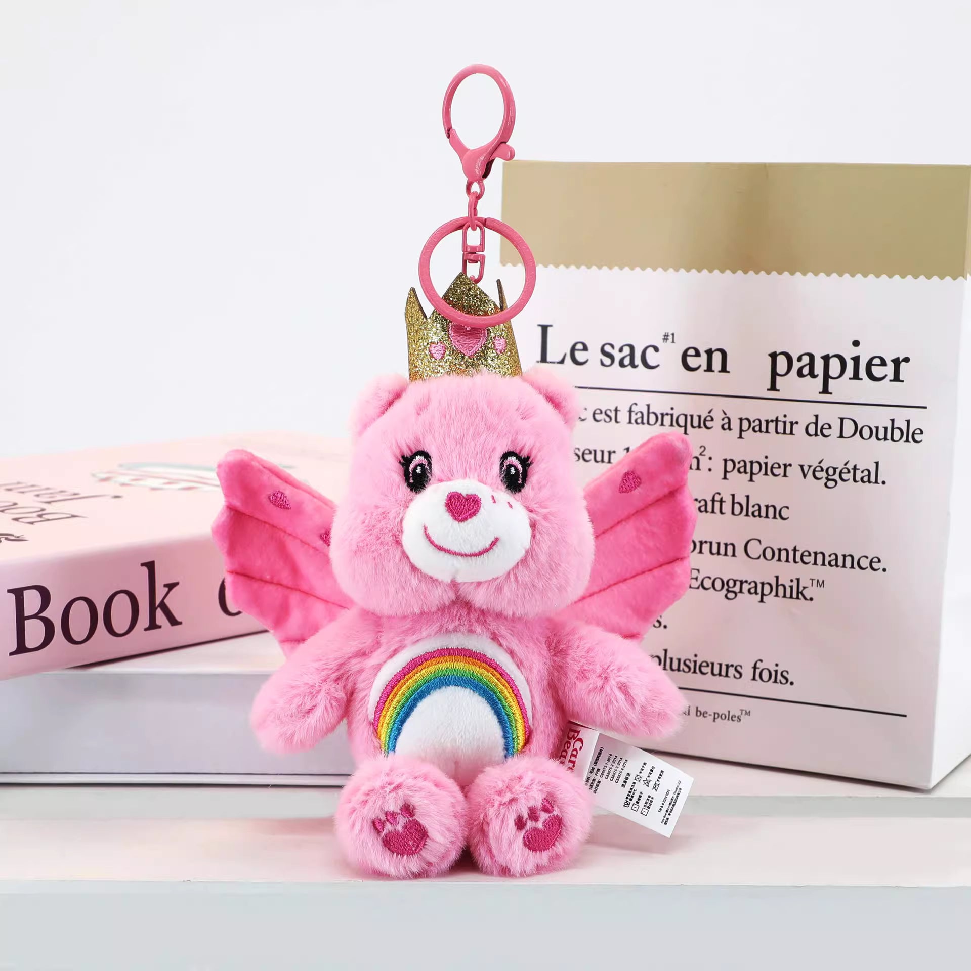 Angel Wings: Chirpy Edition Plush Charm (15cm) - Cheer Bear