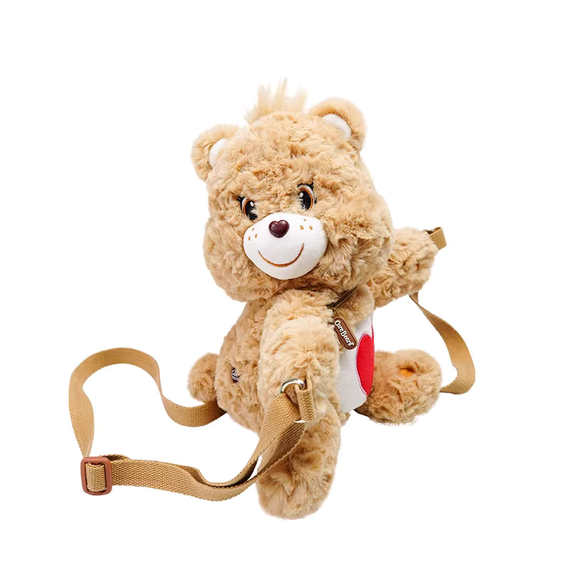 Cuddle-Hug Plush Crossbody Bag (35cm) - Tenderheart Bear
