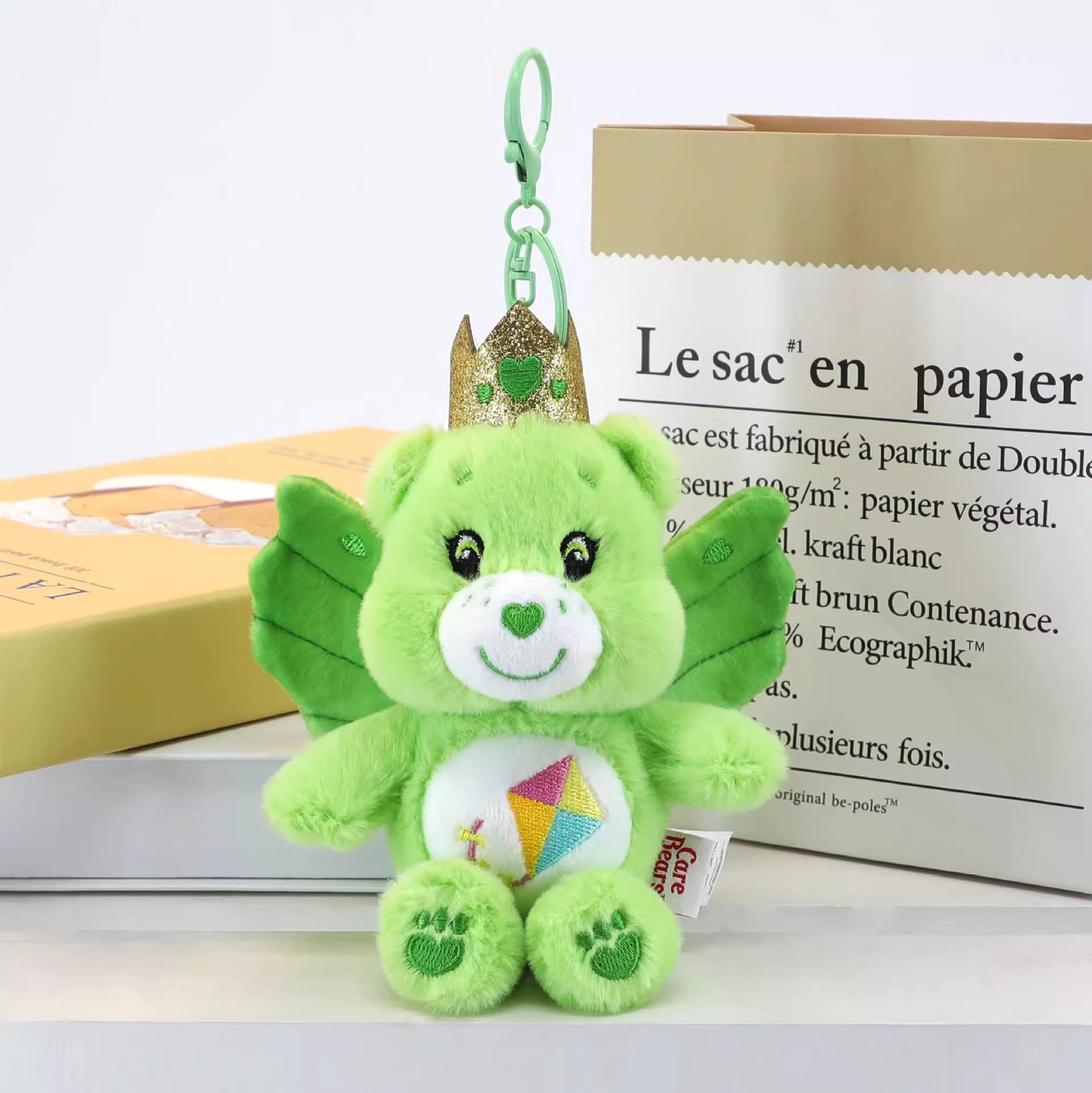 Angel Wings: Chirpy Edition Plush Charm (15cm) - Do-Your-Best Bear