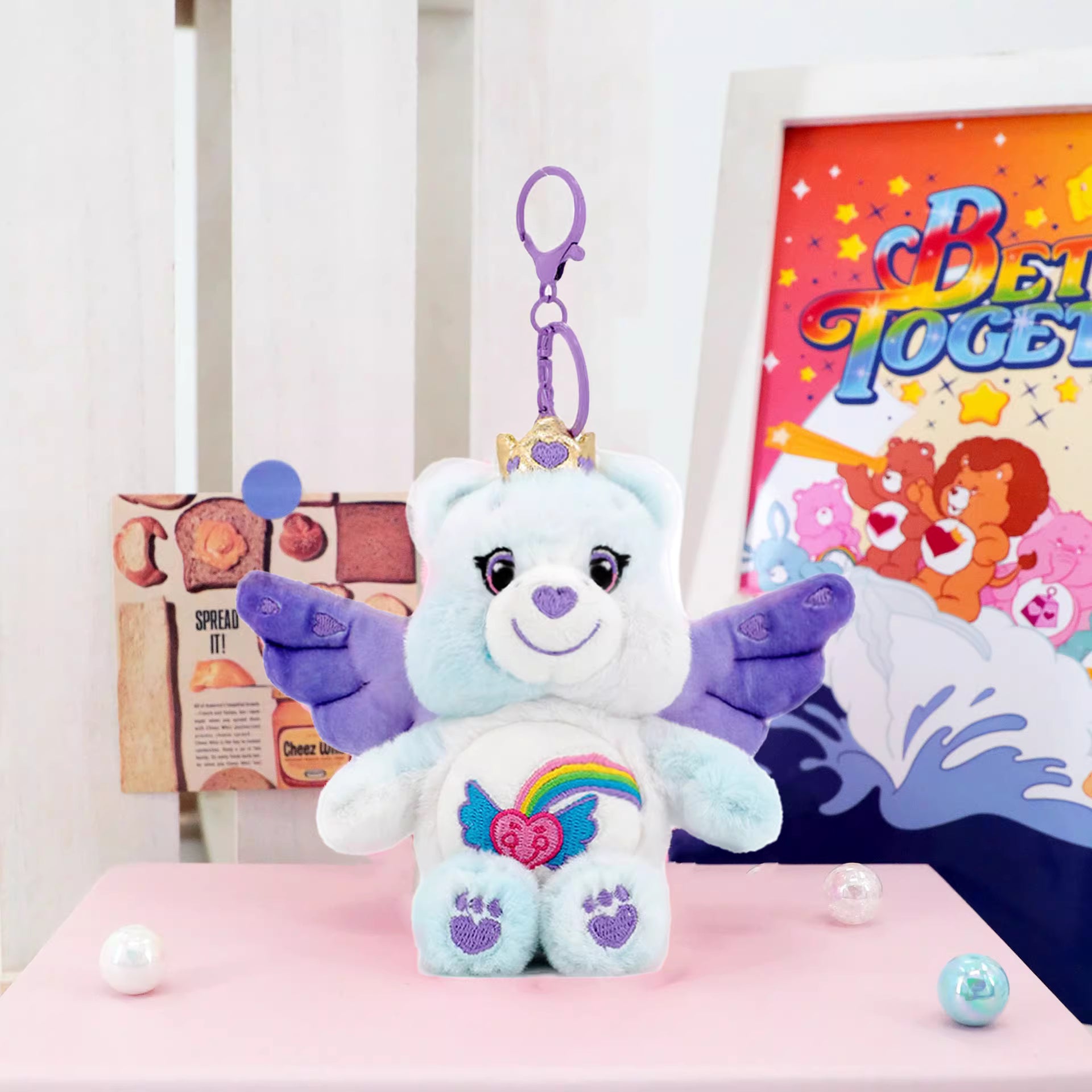 Angel Wings Plush Charm (15cm) - Dream Bright Bear