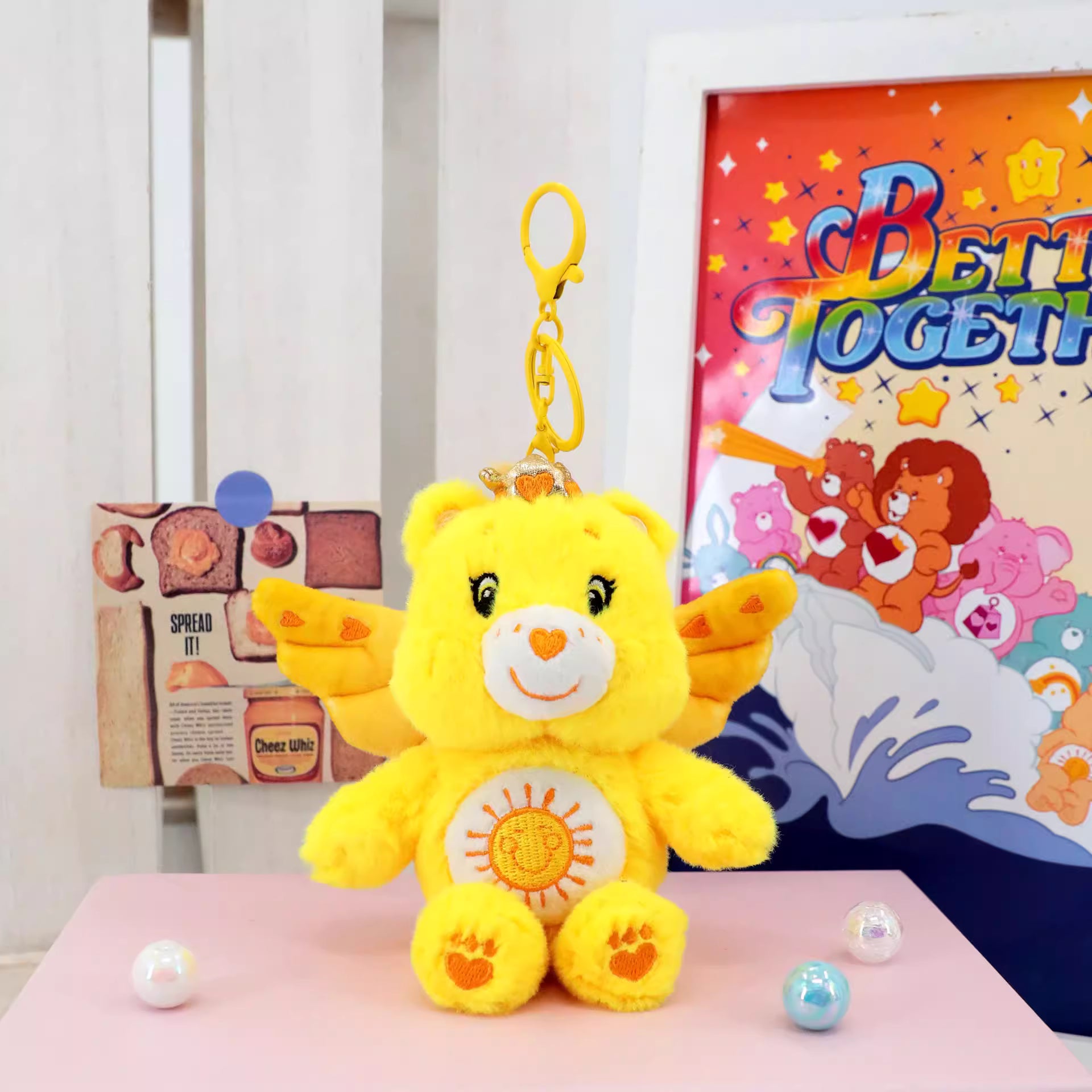 Angel Wings Plush Charm (15cm) - Funshine Bear