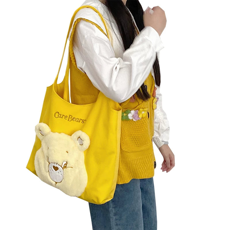Plush Large Shoulder Bag - Funshine Bear