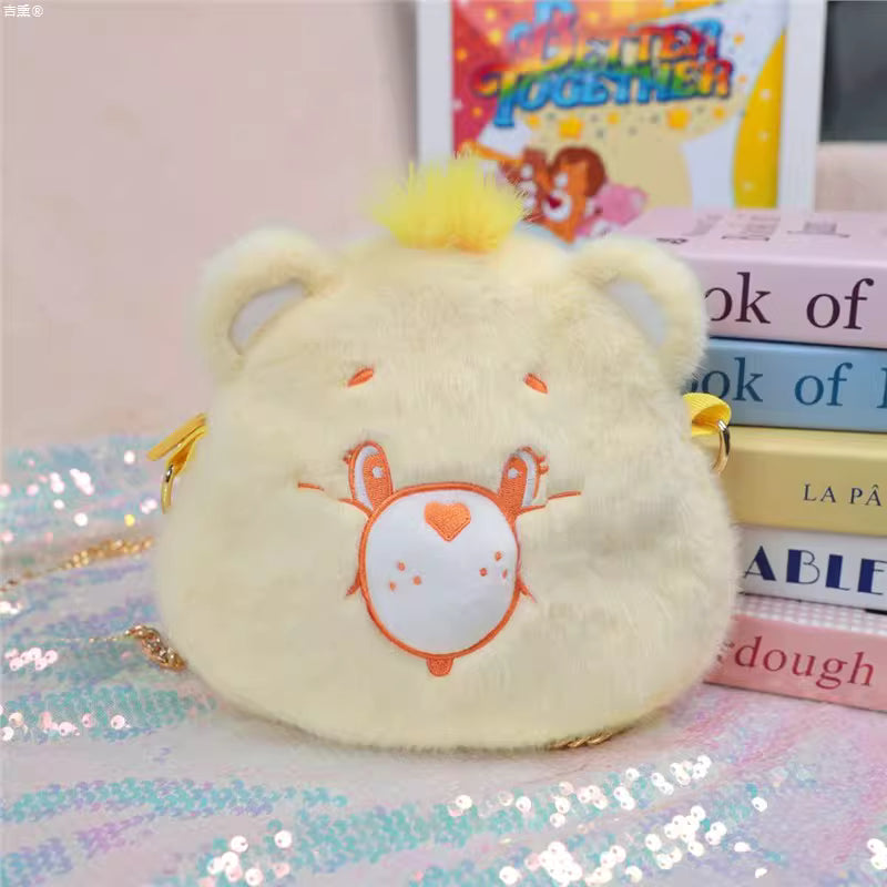 Fluffy Crossbody Bag - Funshine Bear