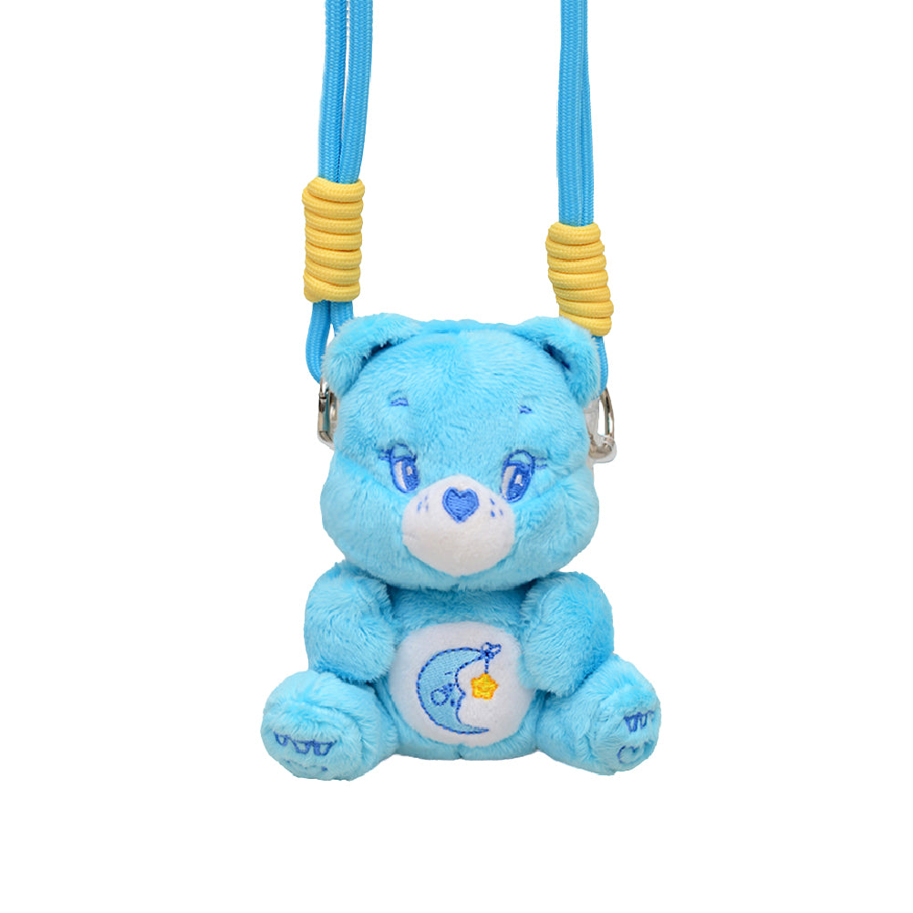 Sitting Plush Phone Holder with Lanyard - Bedtime Bear