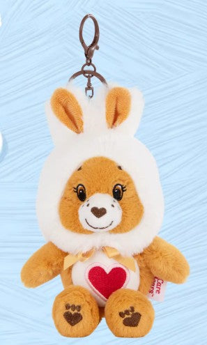 Bunny-Ear Hood Plush Charm (15cm) - Tenderheart Bear