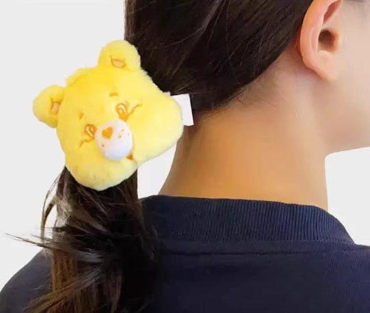 Plush Hair Band Tie - Yellow