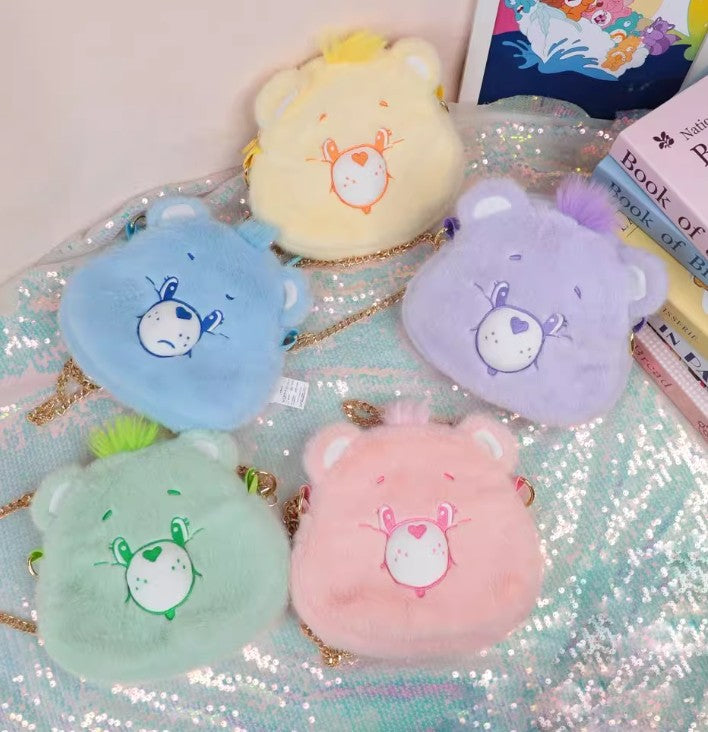 Fluffy Crossbody Bag - Funshine Bear
