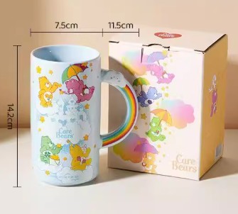 Rainbow Ceramic Mug - Blue