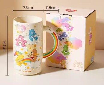 Rainbow Ceramic Mug - Yellow