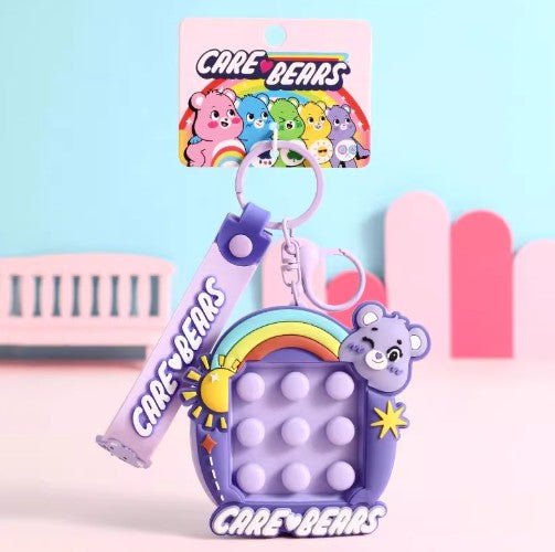 Push Pop Fidget Keychain - Share Bear