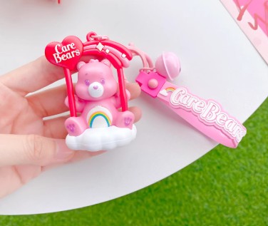 Swing Charm Keychain - Cheer Bear