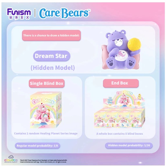 Blind Box - Funism Care Bears Planet of Joy Series Blind Box