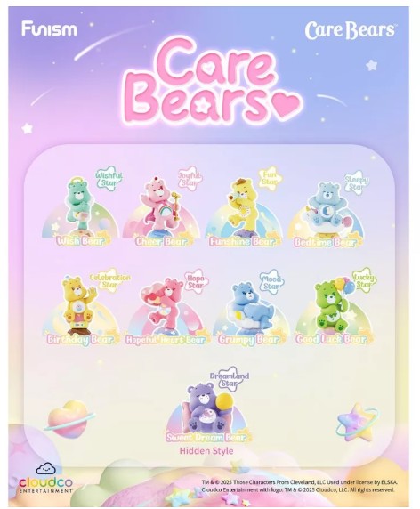 Blind Box - Funism Care Bears Planet of Joy Series Blind Box