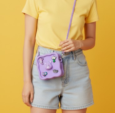 Magic Square Crossbody Bag - Virgo Share Bear