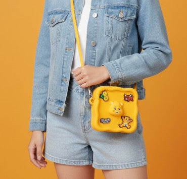 Magic Square Crossbody Bag - Taurus Friend Bear