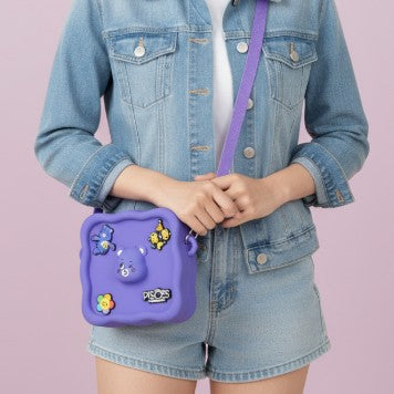 Magic Square Crossbody Bag - Pisces Harmony Bear