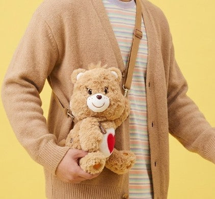 Cuddle-Hug Plush Crossbody Bag (35cm) - Tenderheart Bear