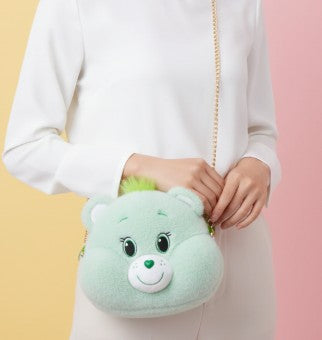 Plush Head Crossbody Bag - Good Luck Bear