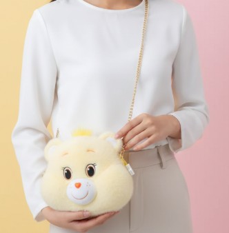 Plush Head Crossbody Bag - Funshine Bear