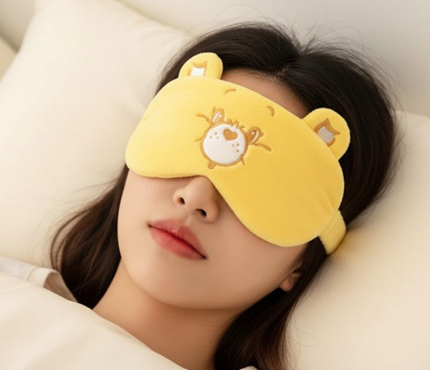 AFGH Plush Eye Mask - Yellow