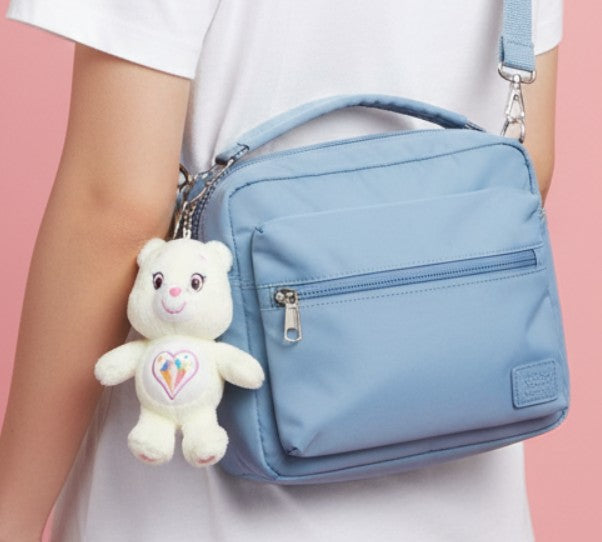 Mini Plush Keychain (15cm) - Sparkle Heart Bear