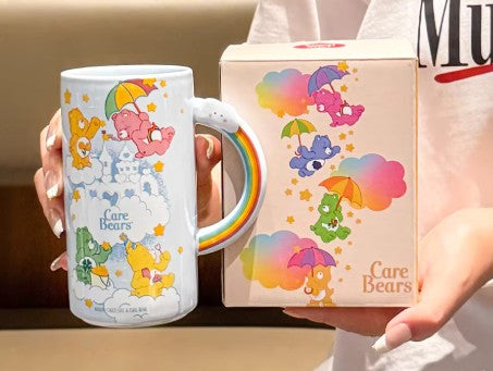Rainbow Ceramic Mug - Blue