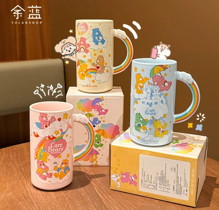 Rainbow Ceramic Mug - Blue
