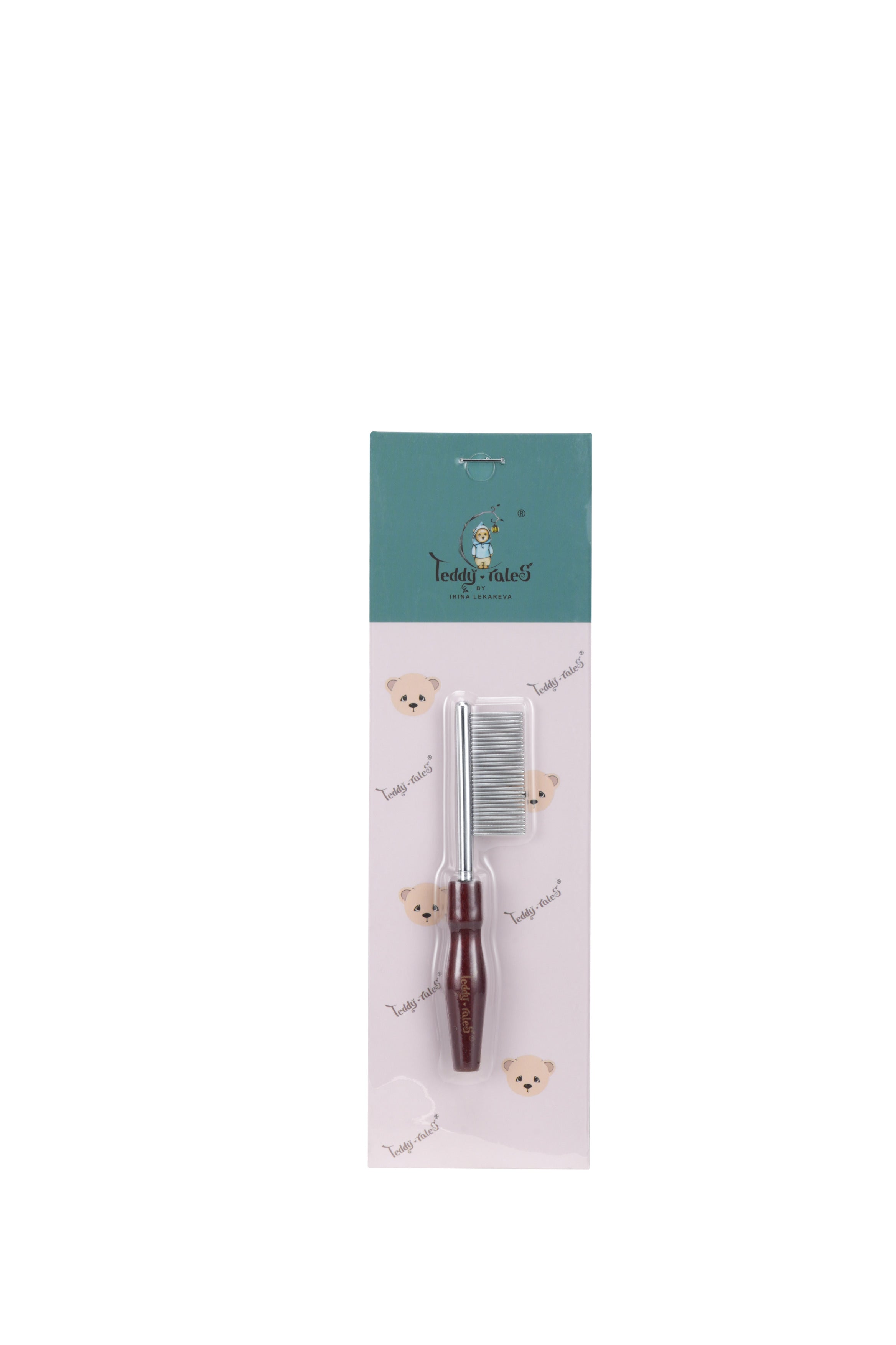 TeddyTales Styling Comb - Wooden Handle