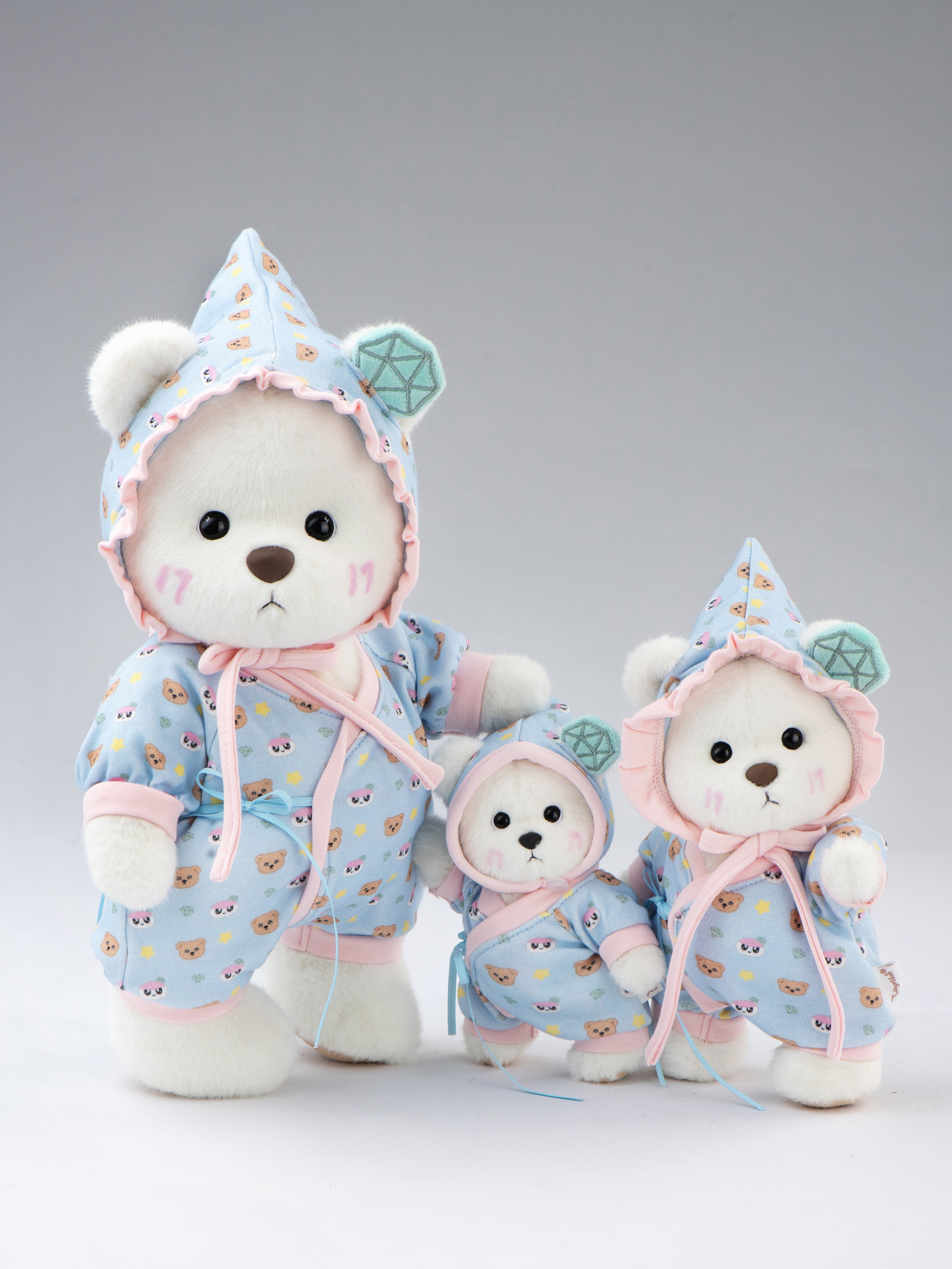 TeddyTales x SEVENTEEN BONGBONG Bear Blue Carat Babysuit (30cm)