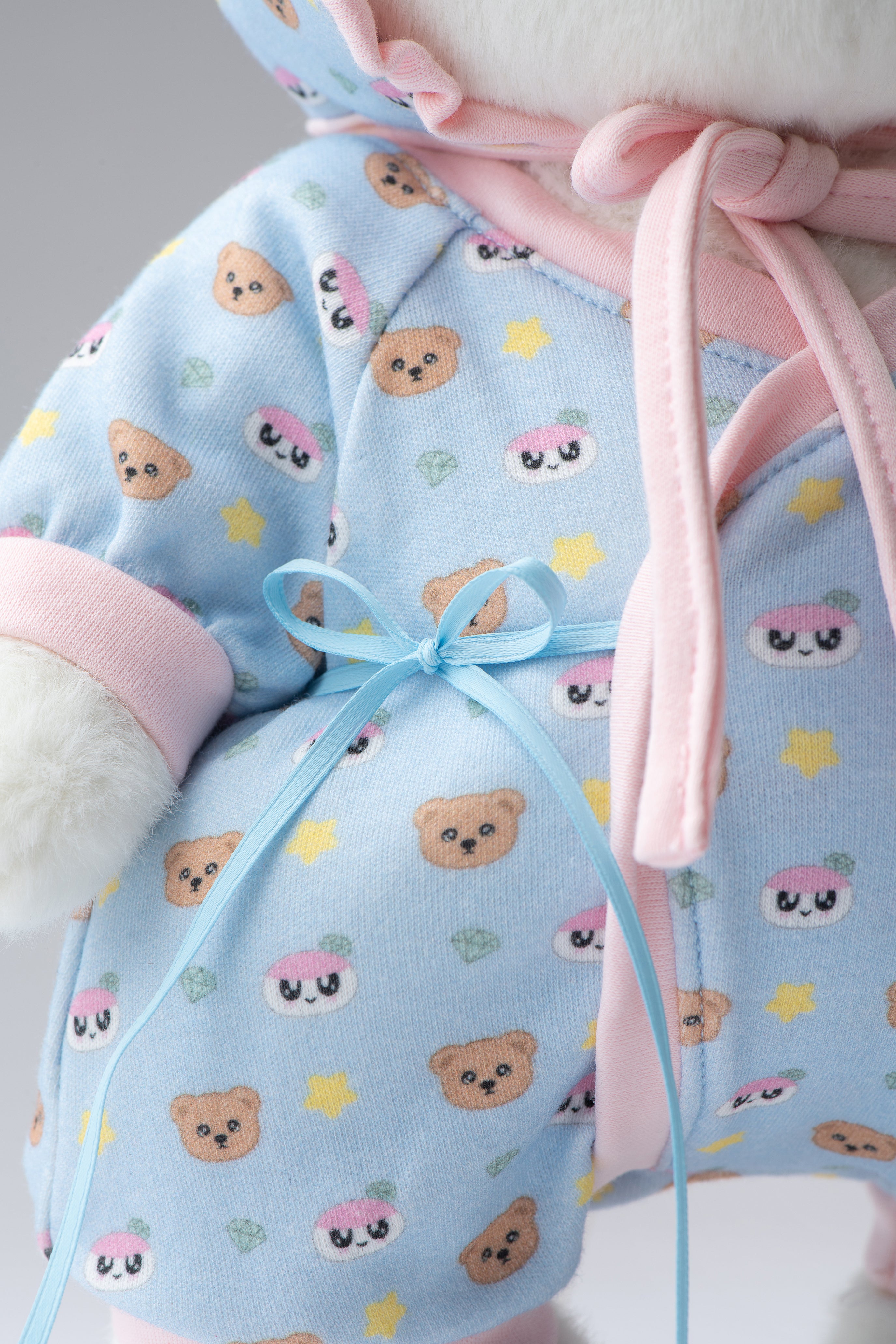 TeddyTales x SEVENTEEN BONGBONG Bear Blue Carat Babysuit (30cm)