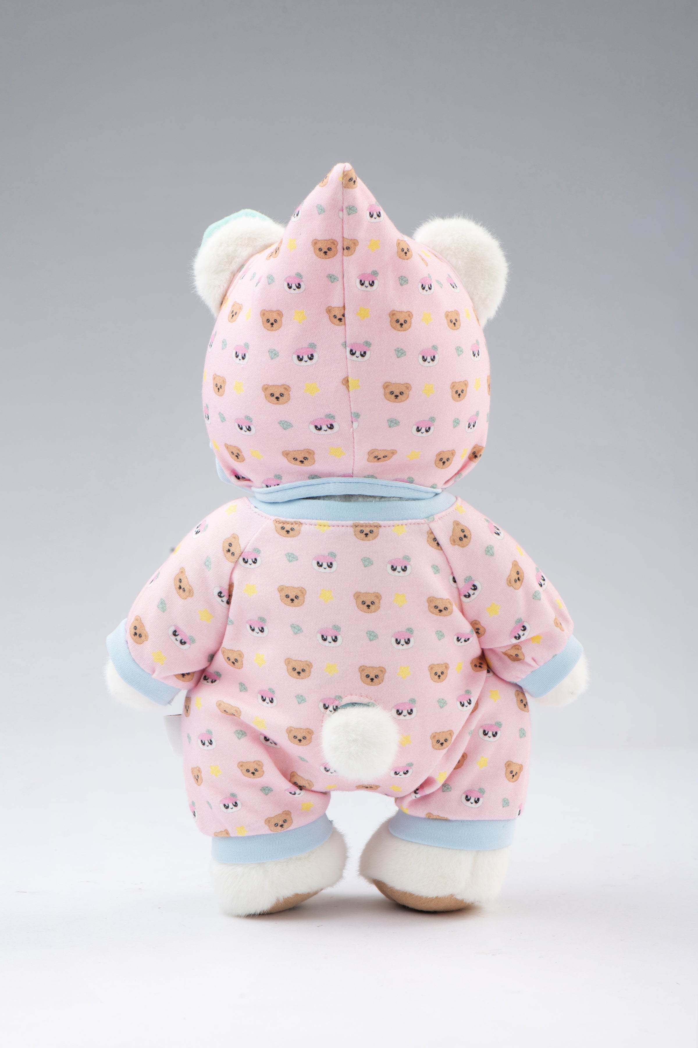 TeddyTales x SEVENTEEN BONGBONG Bear Pink Carat Babysuit (30cm)