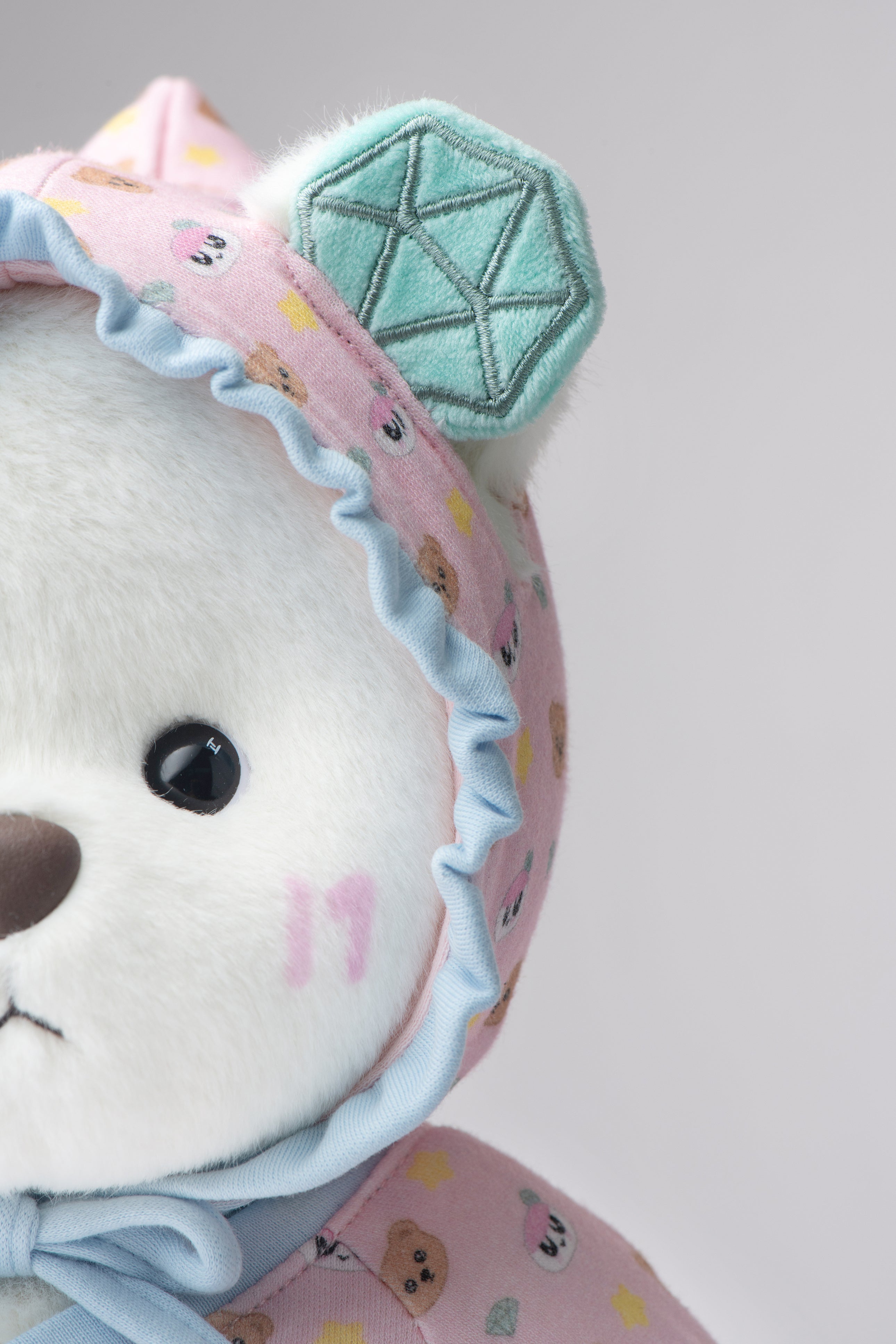 TeddyTales x SEVENTEEN BONGBONG Bear Pink Carat Babysuit (30cm)