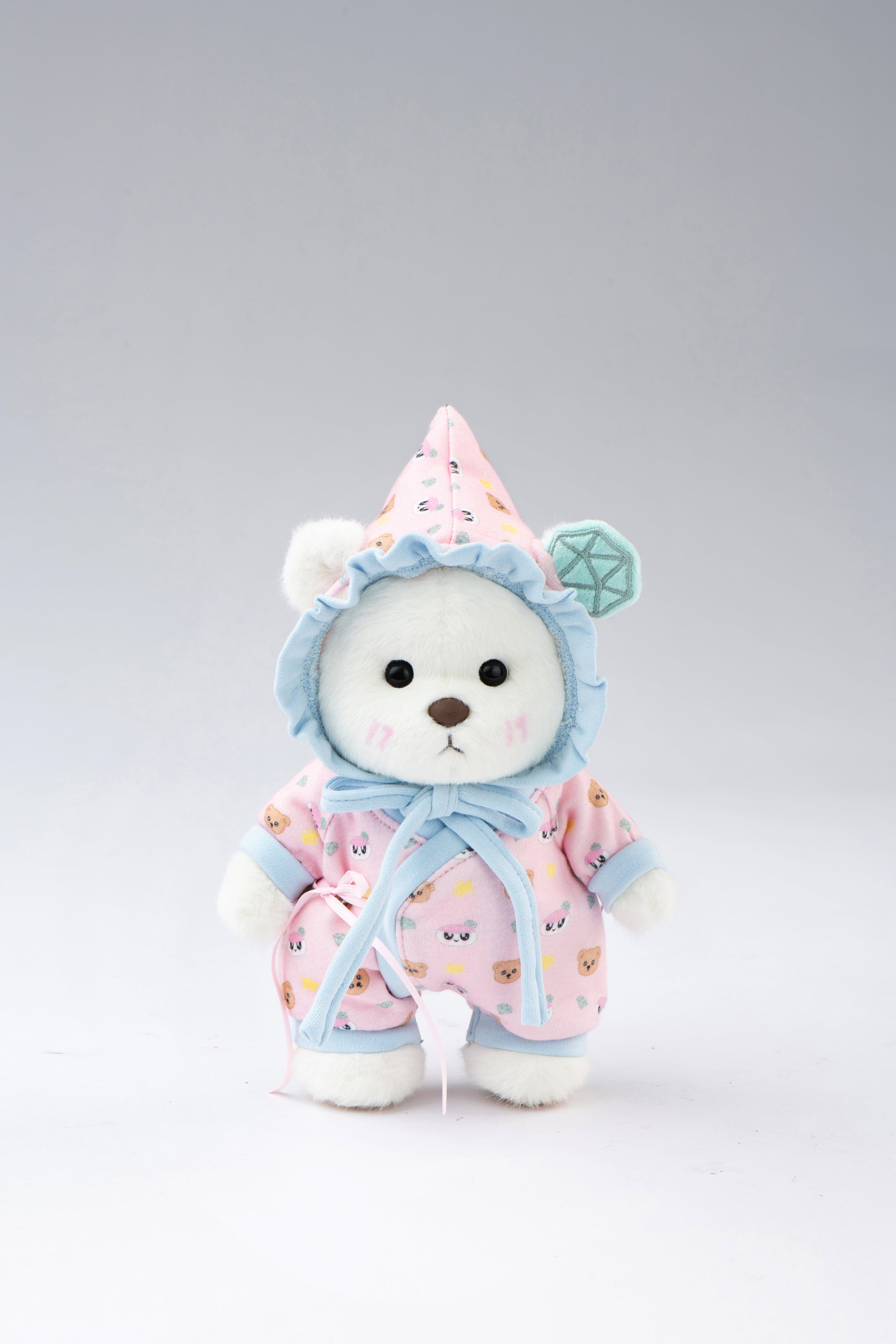 TeddyTales x SEVENTEEN BONGBONG Bear Pink Carat Babysuit (20cm)