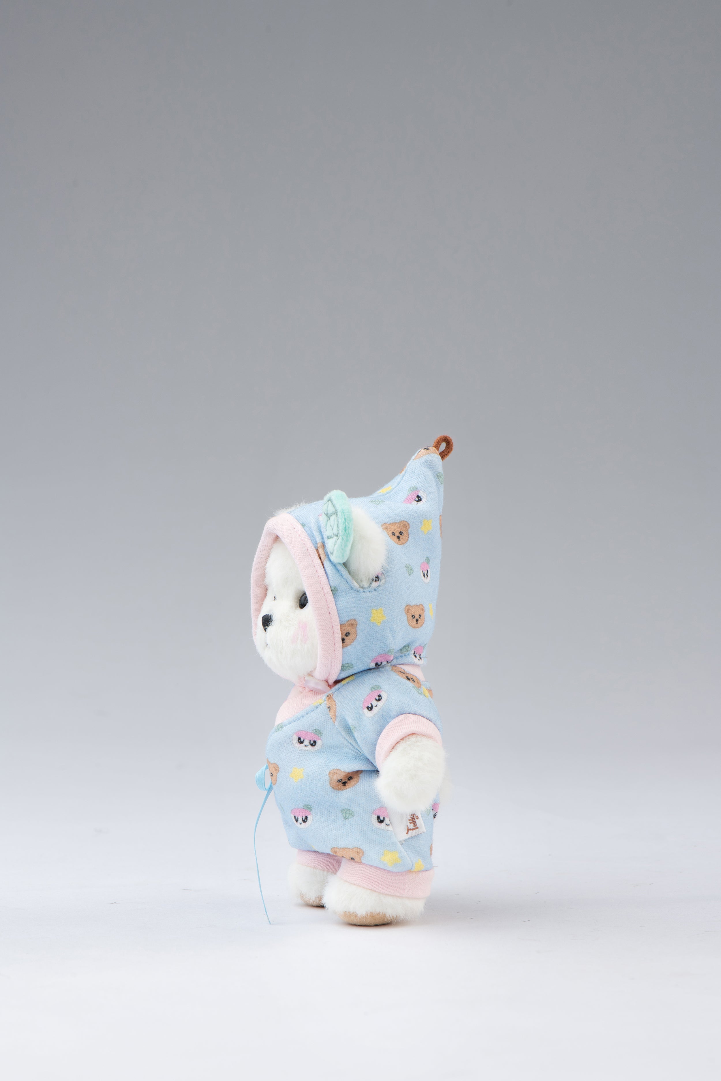 TeddyTales x SEVENTEEN BONGBONG Bear Blue Carat Babysuit with Keychain (15cm)