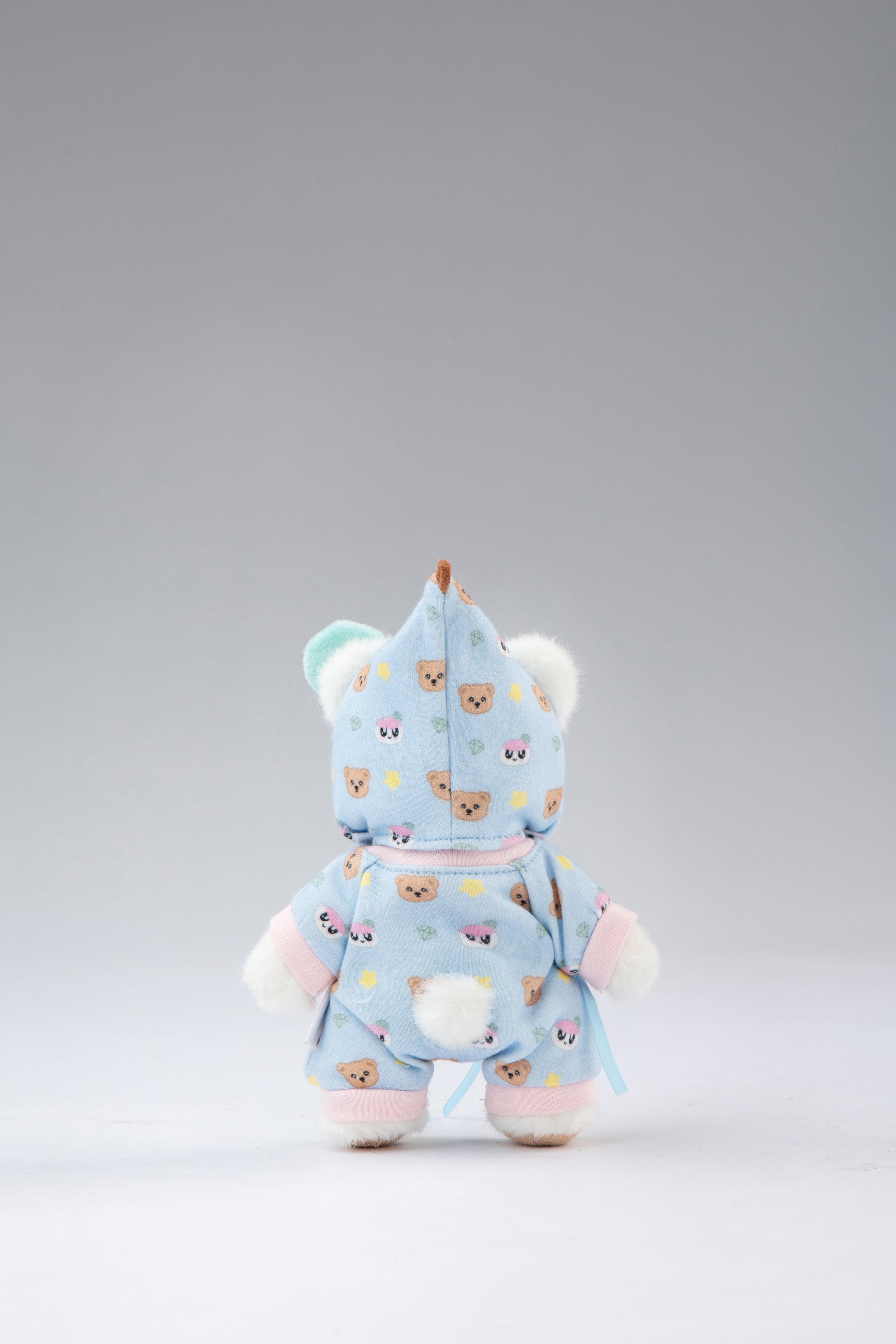 TeddyTales x SEVENTEEN BONGBONG Bear Blue Carat Babysuit with Keychain (15cm)