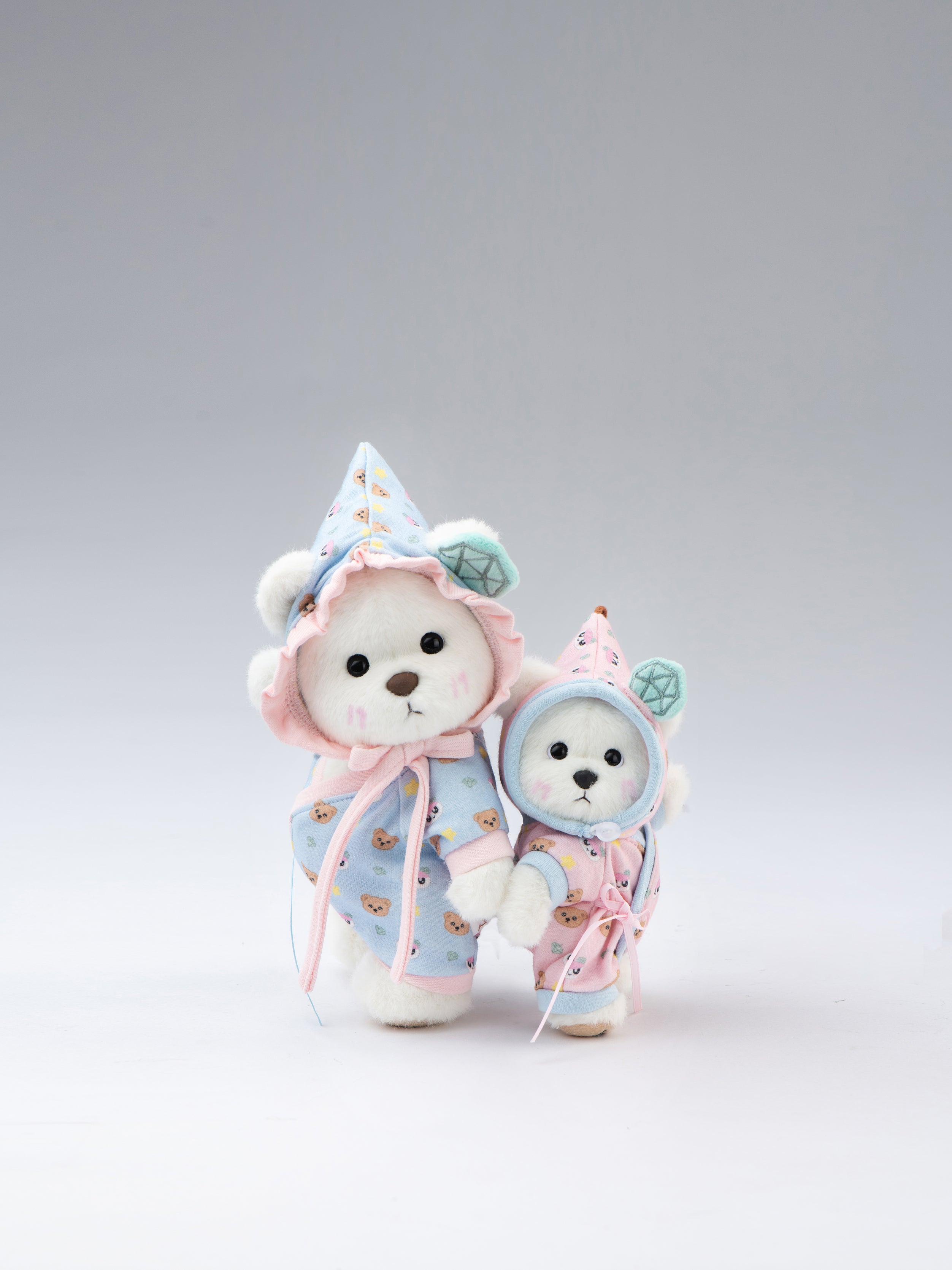 TeddyTales x SEVENTEEN BONGBONG Bear Pink Carat Babysuit with Keychain (15cm)