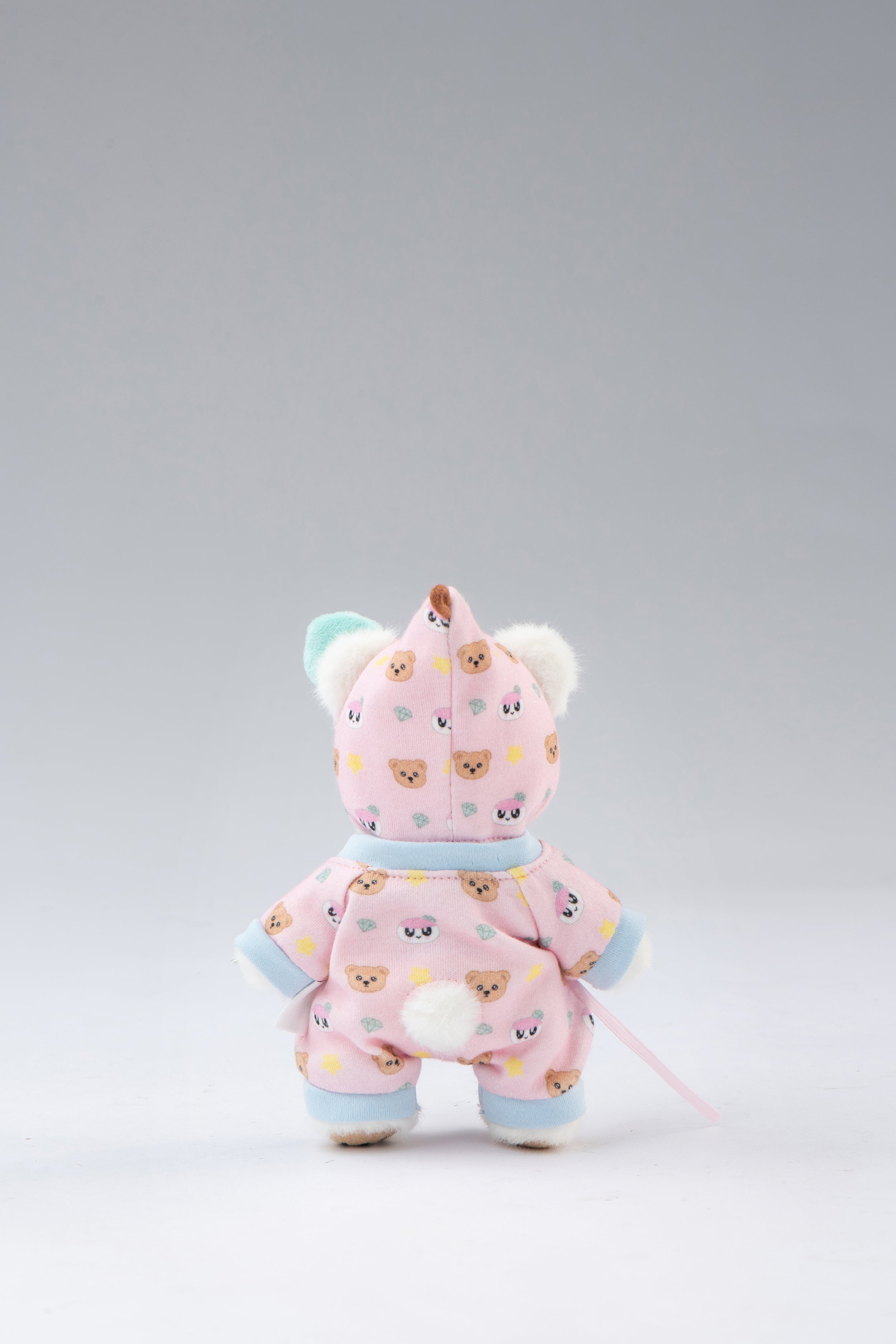 TeddyTales x SEVENTEEN BONGBONG Bear Pink Carat Babysuit with Keychain (15cm)