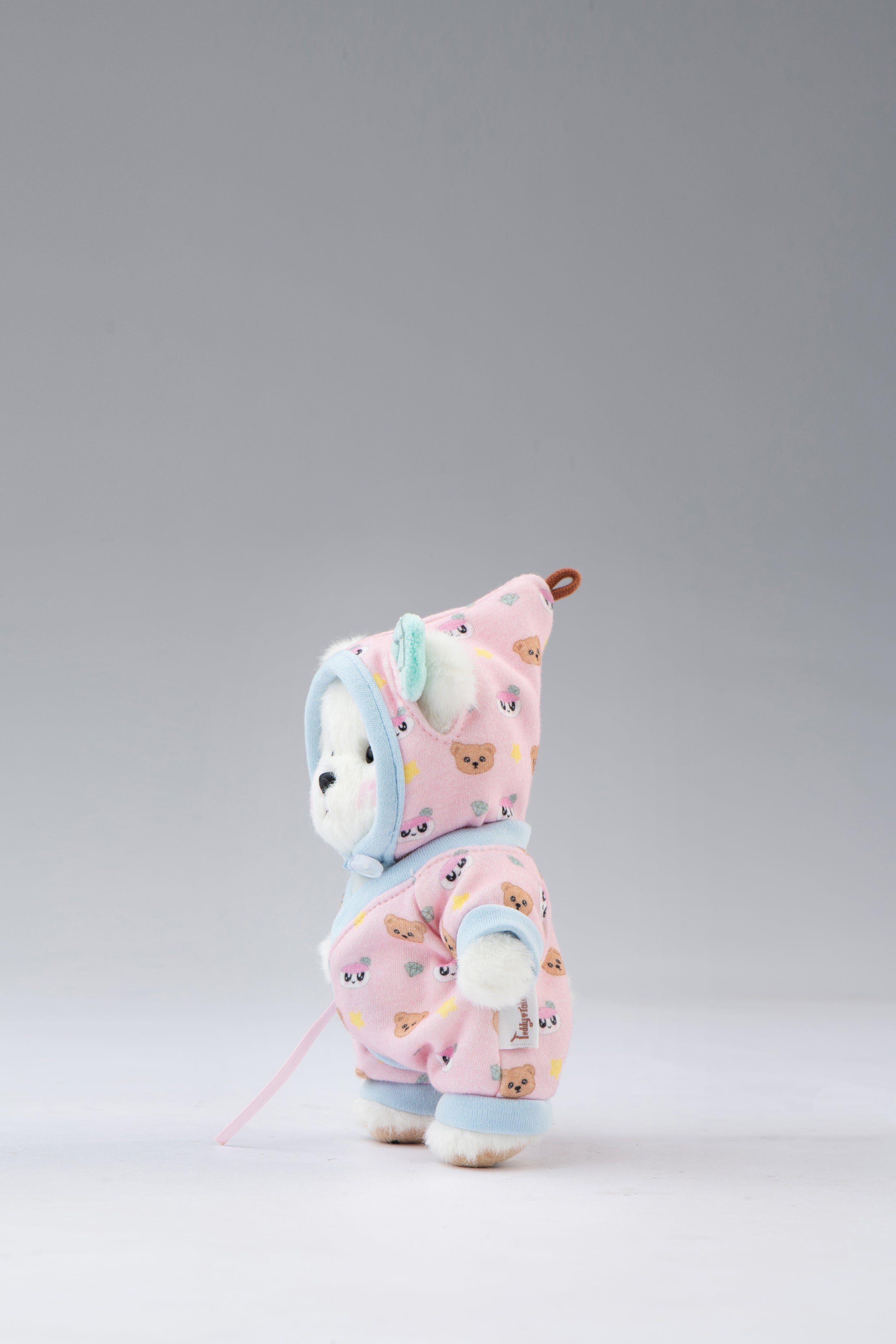 TeddyTales x SEVENTEEN BONGBONG Bear Pink Carat Babysuit with Keychain (15cm)