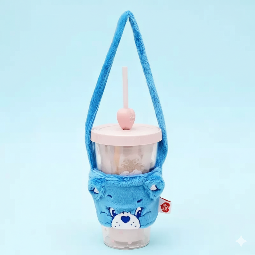 Milk Tea Cup Sleeve - Grumpy Bear