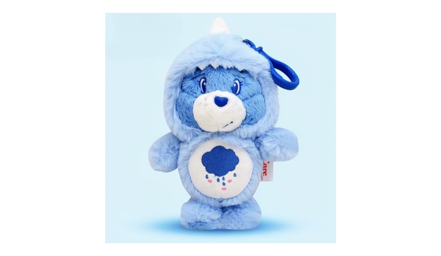 Dinosaur Series Outfit Keychain (15cm) - Grumpy Bear