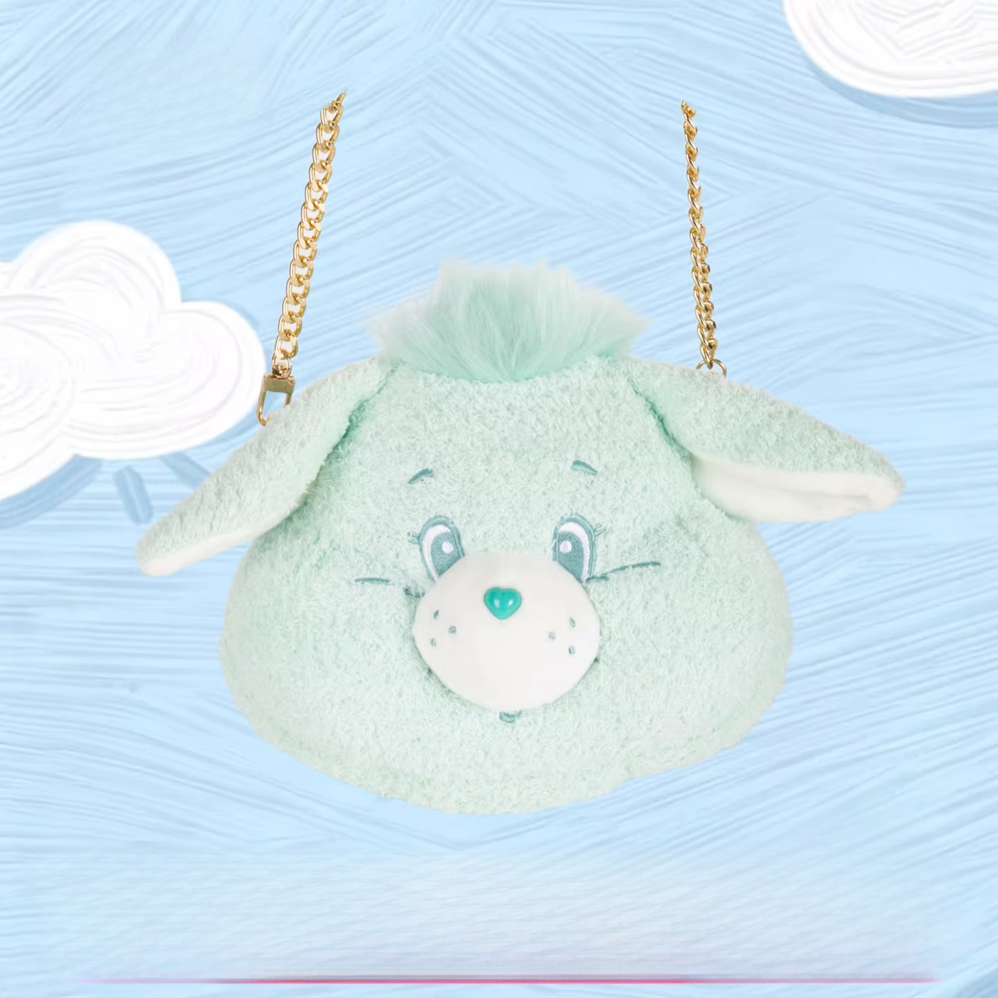 Chain Plush Head Bag - Gentle Heart Lamb